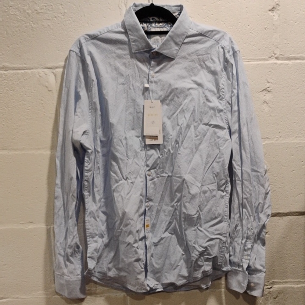 Women's Light Blue Button Down Shirt